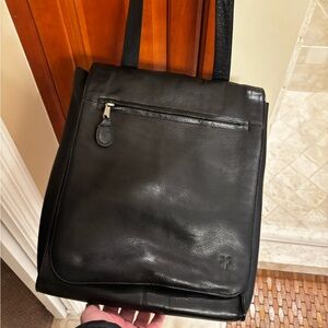 FRYE Leather Convertible Commuter Bag